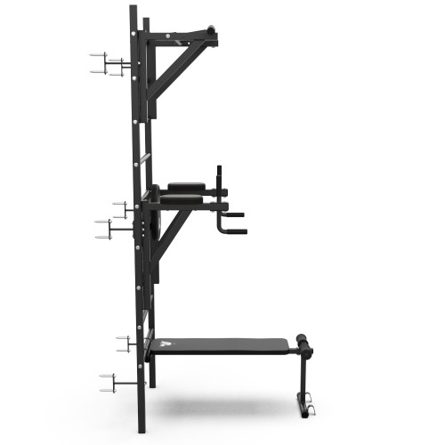 Шведская стенка с брусьями, турником и скамейкой DFC VT-7006