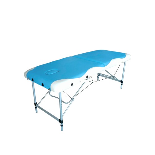 Массажный стол DFC NIRVANA Elegant DELUXE (голубой с бежевым)