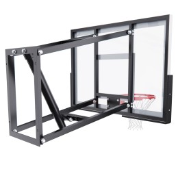 Баскетбольный щит DFC со съёмным регулятором высоты, стекло 6 мм, 110 х 70 см