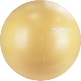 Мяч гимнастический TORRES диаметром 65 см, с насосом, Песочный