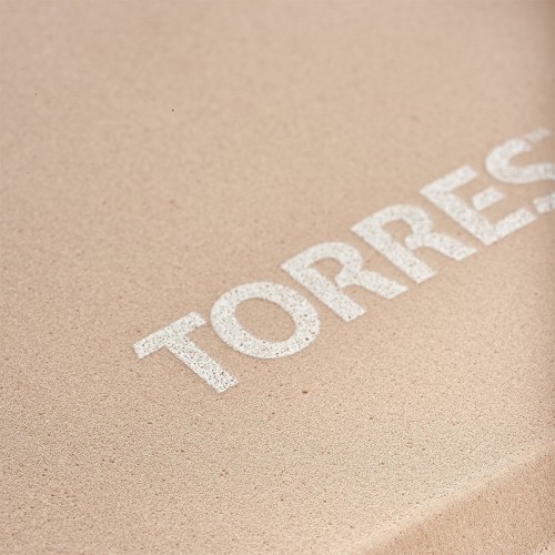 Блок для йоги TORRES, Пудровый