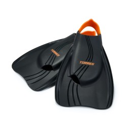 Ласты для бассейна TORRES X1 профессиональные, M (40-41), Черный
