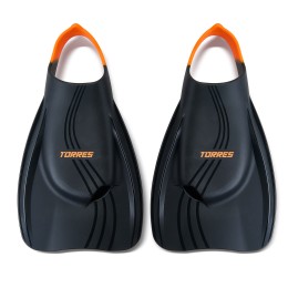 Ласты для бассейна TORRES X1 профессиональные, M (40-41), Черный