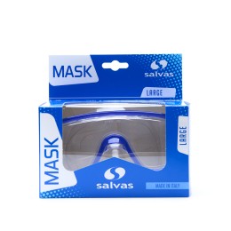 Маска для плавания SALVAS Domino Sr Mask, размер взрослый, Синий