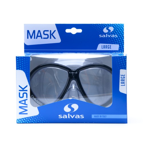 Маска для плавания SALVAS Change Mask, размер взрослый