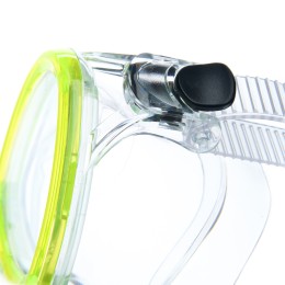 Маска для плавания SALVAS Change Mask, размер взрослый, Желтый