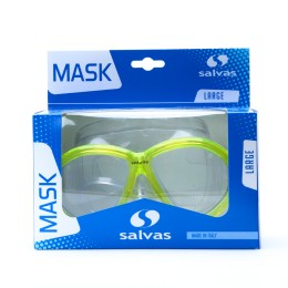 Маска для плавания SALVAS Change Mask, размер взрослый, Желтый