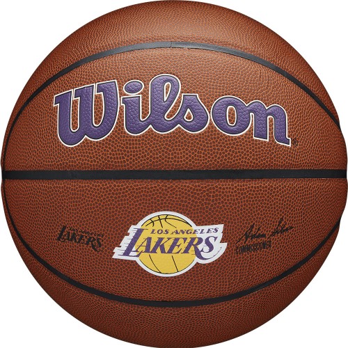 Мяч баскетбольный Wilson NBA LA Lakers, размер 7