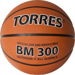 Мяч баскетбольный TORRES BM300, размер 6