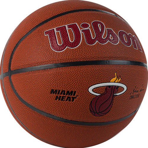 Мяч баскетбольный Wilson NBA MIAMI HEAT, размер 7