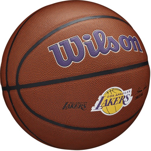 Мяч баскетбольный Wilson NBA LA Lakers, размер 7