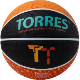 Мяч баскетбольный TORRES TТ, размер 5