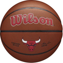 Мяч баскетбольный Wilson NBA Chicago Bulls, размер 7