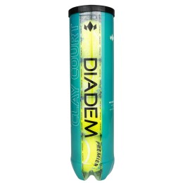 Мячи для большого тенниса DIADEM Premier Clay Court 4B, упаковка 4 мяча, ITF