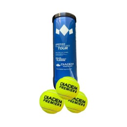 Мячи для большого тенниса DIADEM Premier Clay Court Tour 3B, упаковка 3 мяча, ITF