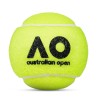 Мяч теннисный Dunlop Australian Open, 601601, 3 шт, одобр.ITF, фетр,нат.резина, желтый