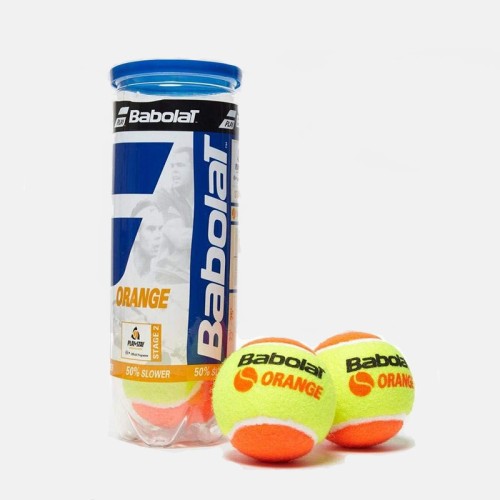 Мяч для большого тенниса BABOLAT Orange 501035, упаковка 3 мяча,  детский