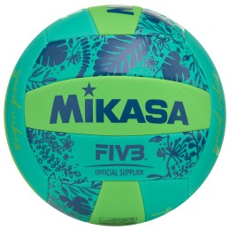 Мяч для пляжного волейбола Mikasa, размер 5, Салатовый