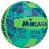 Мяч для пляжного волейбола Mikasa, размер 5, Салатовый