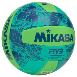 Мяч для пляжного волейбола Mikasa, размер 5, Салатовый