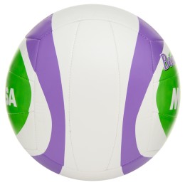 Мяч для пляжного волейбола Mikasa, размер 5, Фиолетово-зеленый