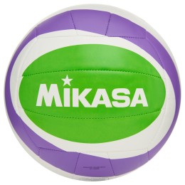 Мяч для пляжного волейбола Mikasa, размер 5, Фиолетово-зеленый