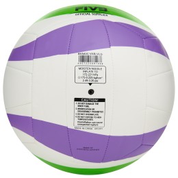 Мяч для пляжного волейбола Mikasa, размер 5, Фиолетово-зеленый