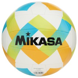 Мяч для пляжного волейбола Mikasa, размер 5, Сине-желтый