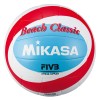 Мяч для пляжного волейбола Mikasa, размер 5, Сине-красный