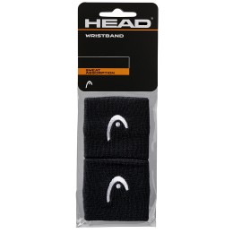 Напульсники HEAD 2,5", ширина 7 см, чёрный
