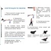 Палки для скандинавской ходьбы Ergo-50 Е-0674, длина 110-140см.