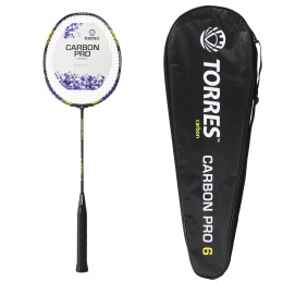 Ракетка для бадминтона TORRES Carbon PRO6, карбон