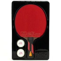 Ракетка для настольного тенниса DOUBLE FISH 7A+C, профессиональная, ITTF Approved, + 2 мяча
