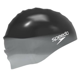 Шапочка для плавания SPEEDO Multi Color Silicone Cap, Черный/Серый