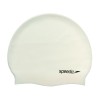 Шапочка для плавания SPEEDO Plain Flat Silicone Cap, Белый