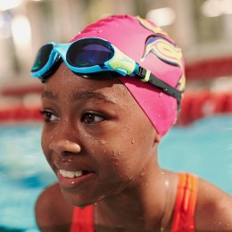 Шапочка для плавания SPEEDO Boom Silicone Cap Jr, детская, Коралловый