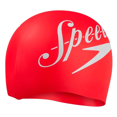 Шапочка для плавания SPEEDO Slogan Print Cap, Красный