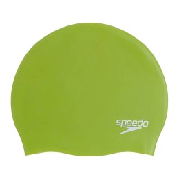 Шапочка для плавания SPEEDO Plain Molded Silicone Cap, 8-70984G760, зеленый