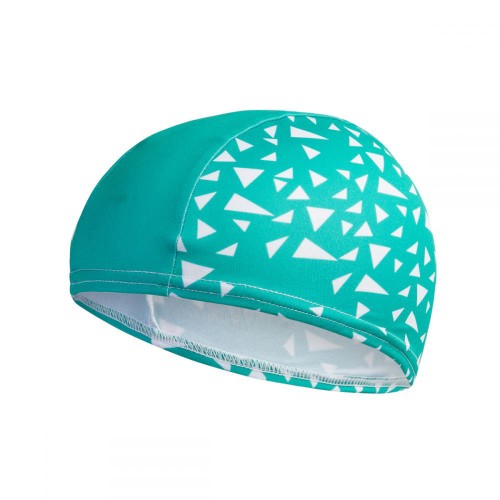 Шапочка для плавания SPEEDO Polyester Cap Jr, детская, Зеленый