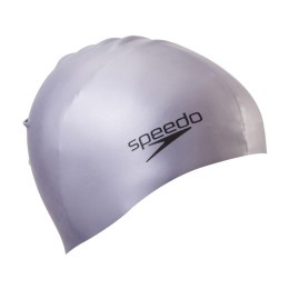 Шапочка для плавания SPEEDO Plain Molded Silicone Cap, Серебристый