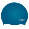 Шапочка для плавания SPEEDO Plain Molded Silicone Cap, Синий