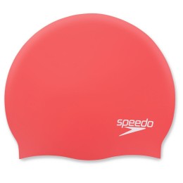 Шапочка для плавания SPEEDO Plain Molded Silicone Cap, Красный