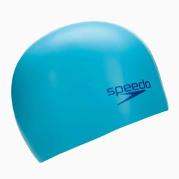 Шапочка для плавания SPEEDO Molded Silicone Cap Jr,  детская, Голубой