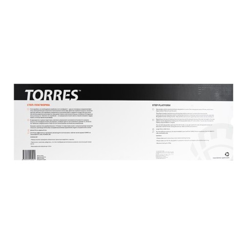 Степ-платформа TORRES 64х28 см, 2-х уровневая