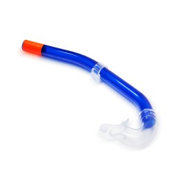 Трубка плавательная Salvas Fizzy Snorkel, размер L, Синий