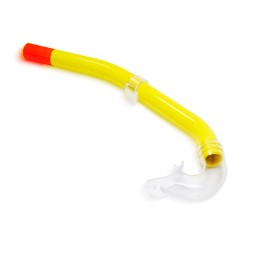 Трубка плавательная Salvas Fizzy Snorkel, размер L, Желтый