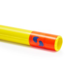 Трубка плавательная Salvas Fizzy Snorkel, размер L, Желтый