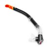 Трубка плавательная SALVAS Splash Snorkel, размер взрослый, черный