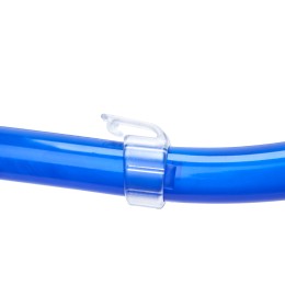 Трубка плавательная SALVAS Splash Snorkel, размер взрослый, синий