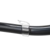 Трубка плавательная SALVAS Splash Snorkel, размер взрослый, черный